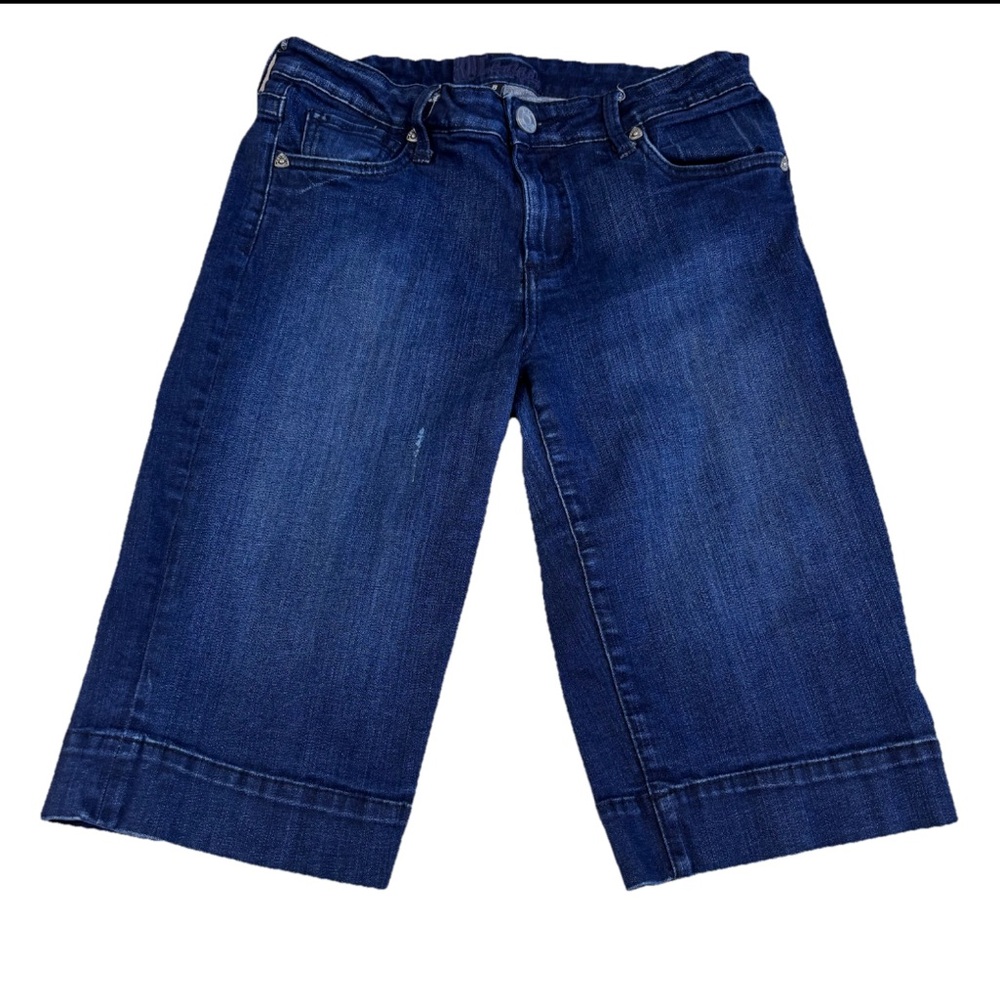 Kut From The Kloth Womens 8 Bermuda Denim Shorts Jean Casual Dark Pedal Pusher